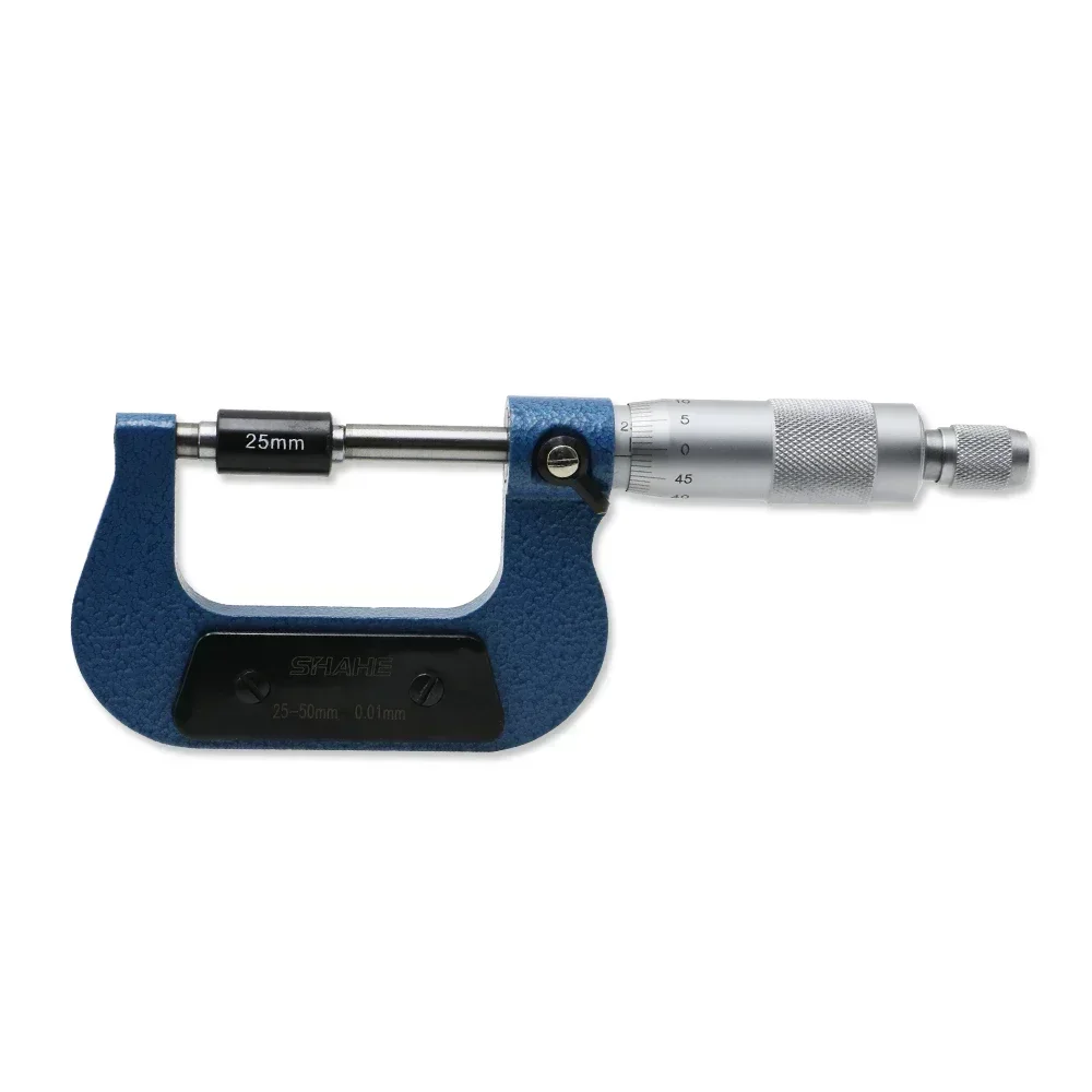 Shahe Micrometer 25-50mm 0.01mm Outside Micrometer Precision Tool 5201-50