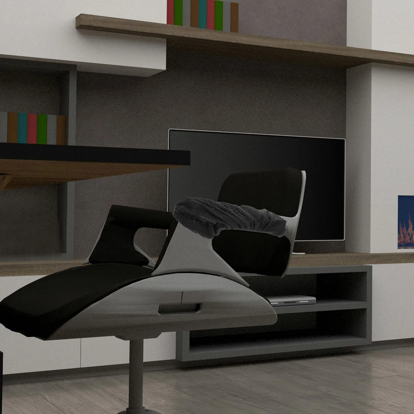 

1Pair Chair Armrest Covers Stretchable Anti-Skid Arm Protector Office Desk Chair Arm Pads Comfortable Elbow Support Removable