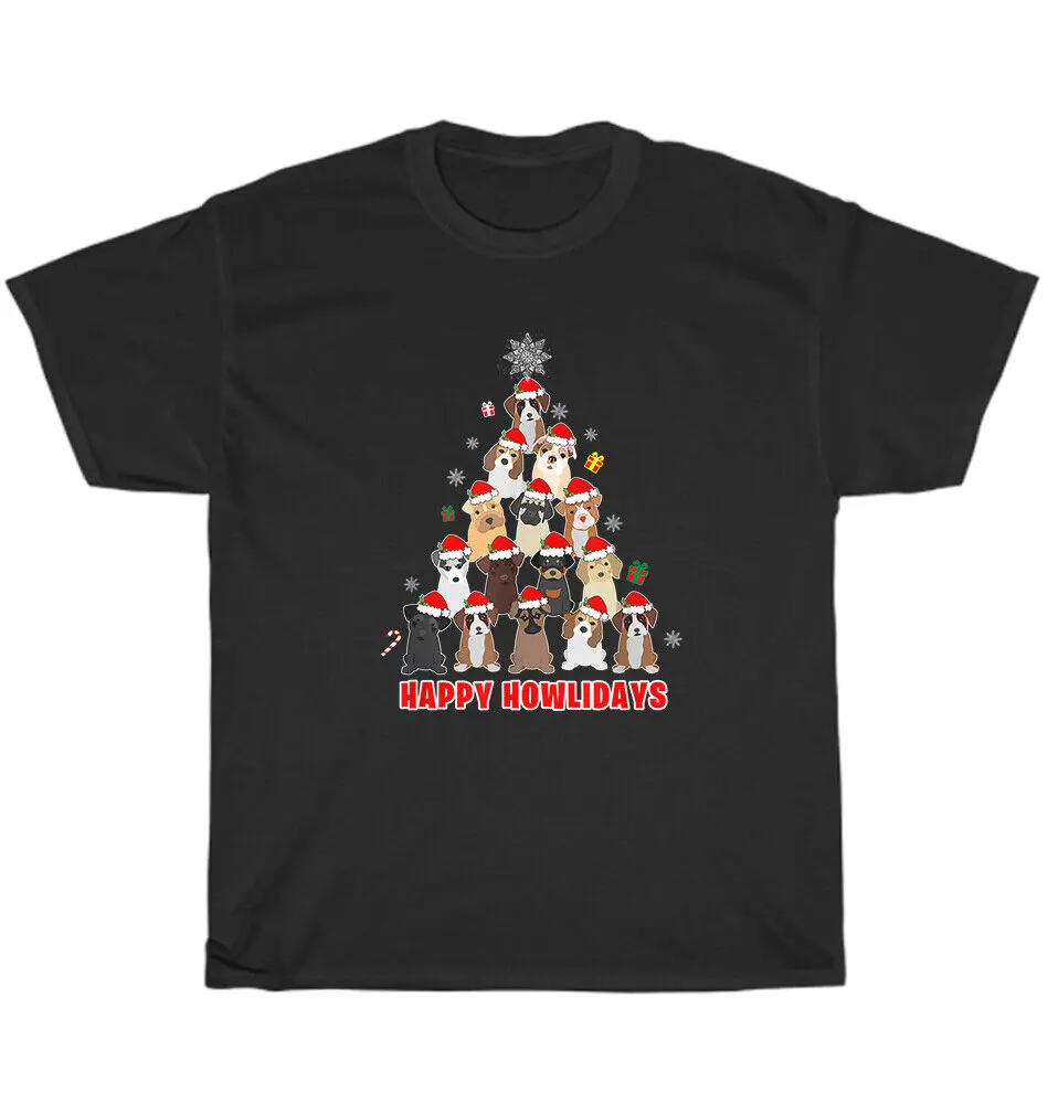 Футболка с надписью «Счастливая Рождественская елка»