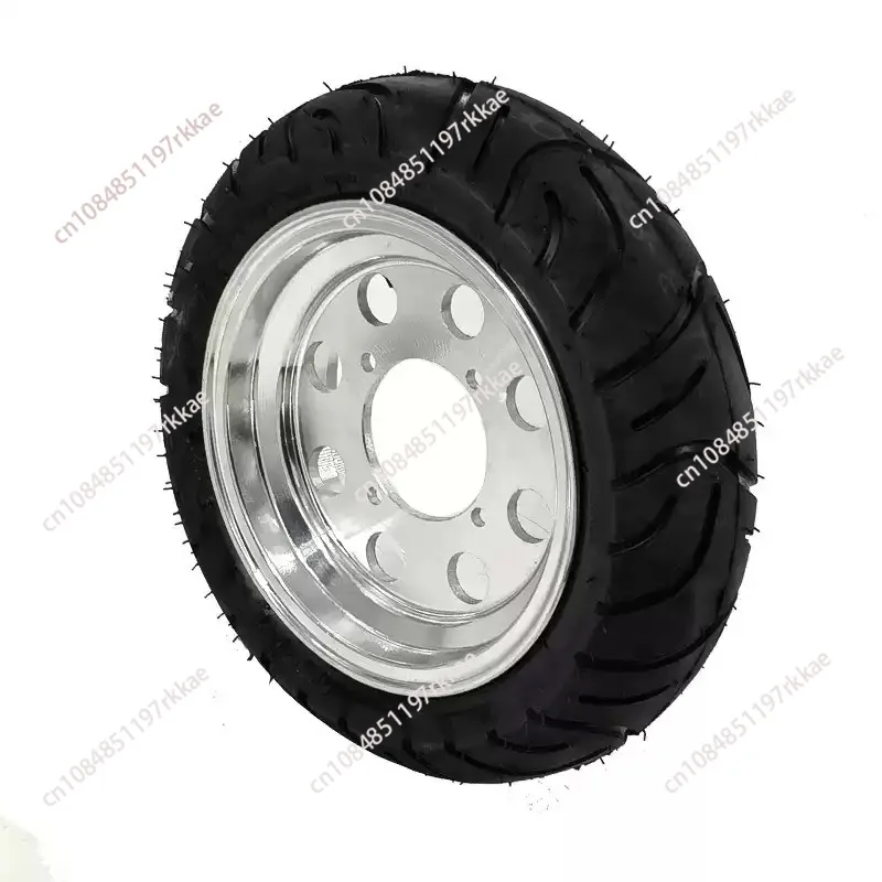5 Spokes or Round Hole 90/65-8 Front 130/50-8 Rear Wheel Rim with Tubeless Tire