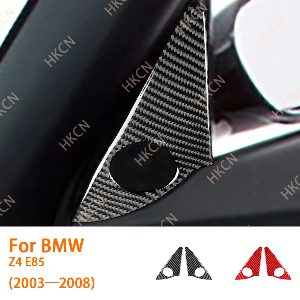 

Carbon Fiber A-pillar Door Post Horn Speaker Inner Modified Panel Car Accessories For BMW Z4 E85 2003—2008 Interior Trim Sticker