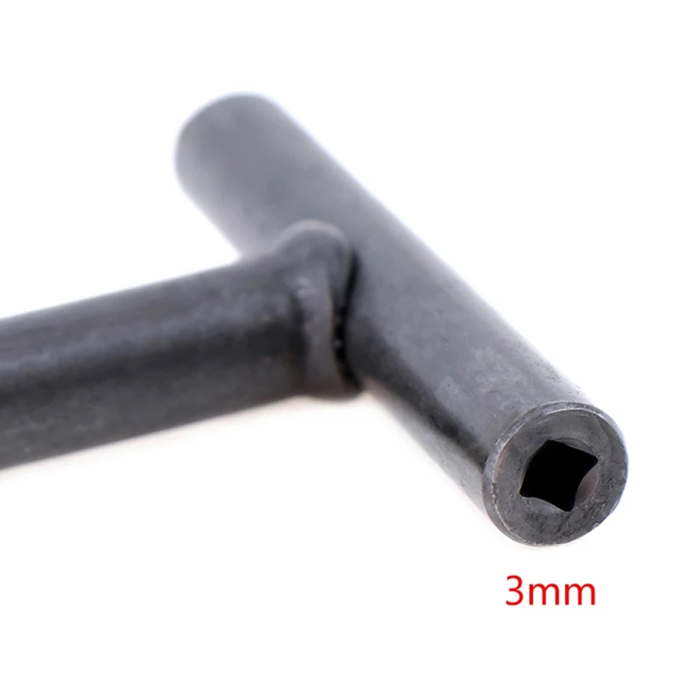 Parafuso de válvula de chave tipo T, Clearance Adjusting Spanner, Ferramentas hexagonais quadradas, Multifunções, 3mm, 3.5mm, 4mm