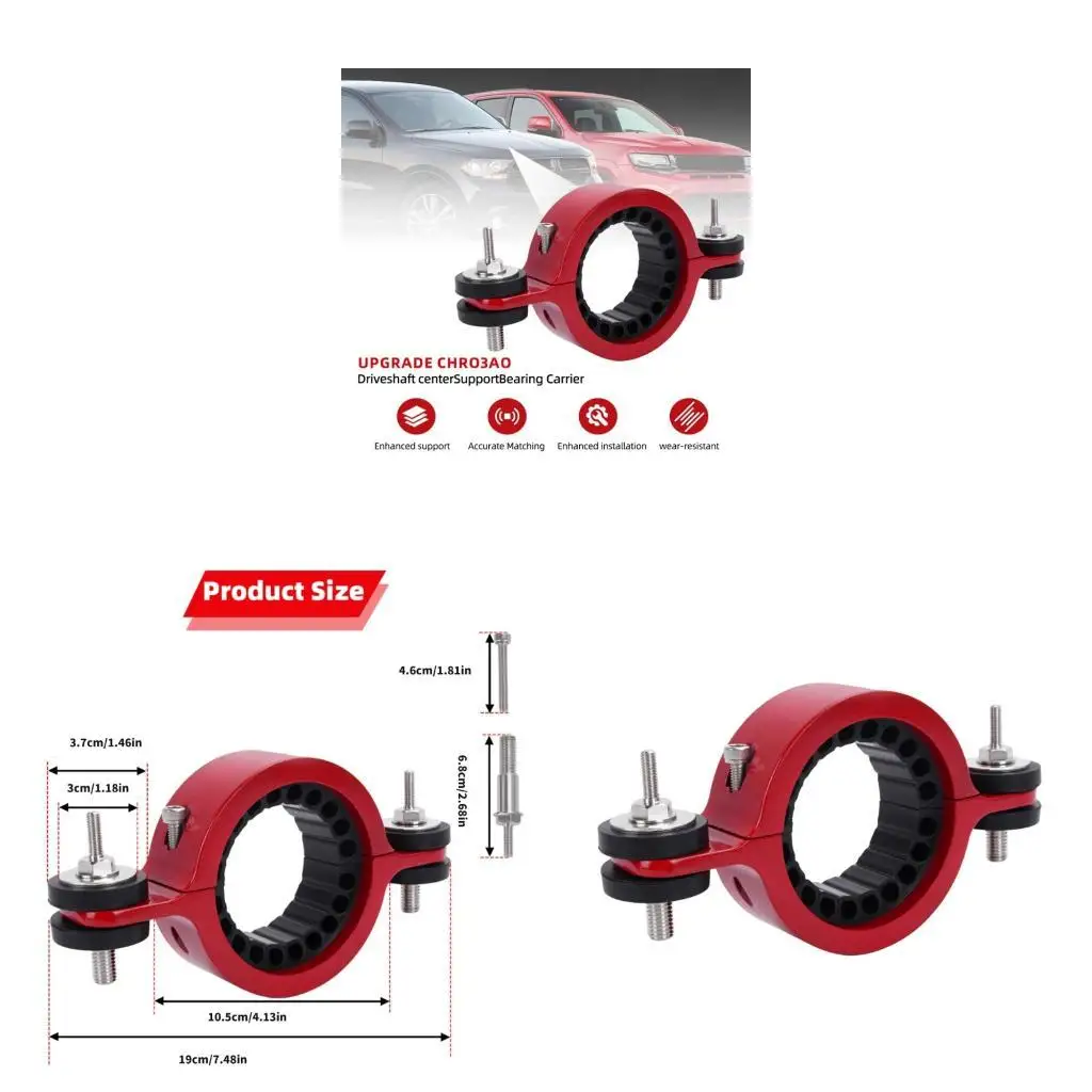 Strong Driveshaft Center Support Bearing Mount Direct current 2011+ Avoid WK2