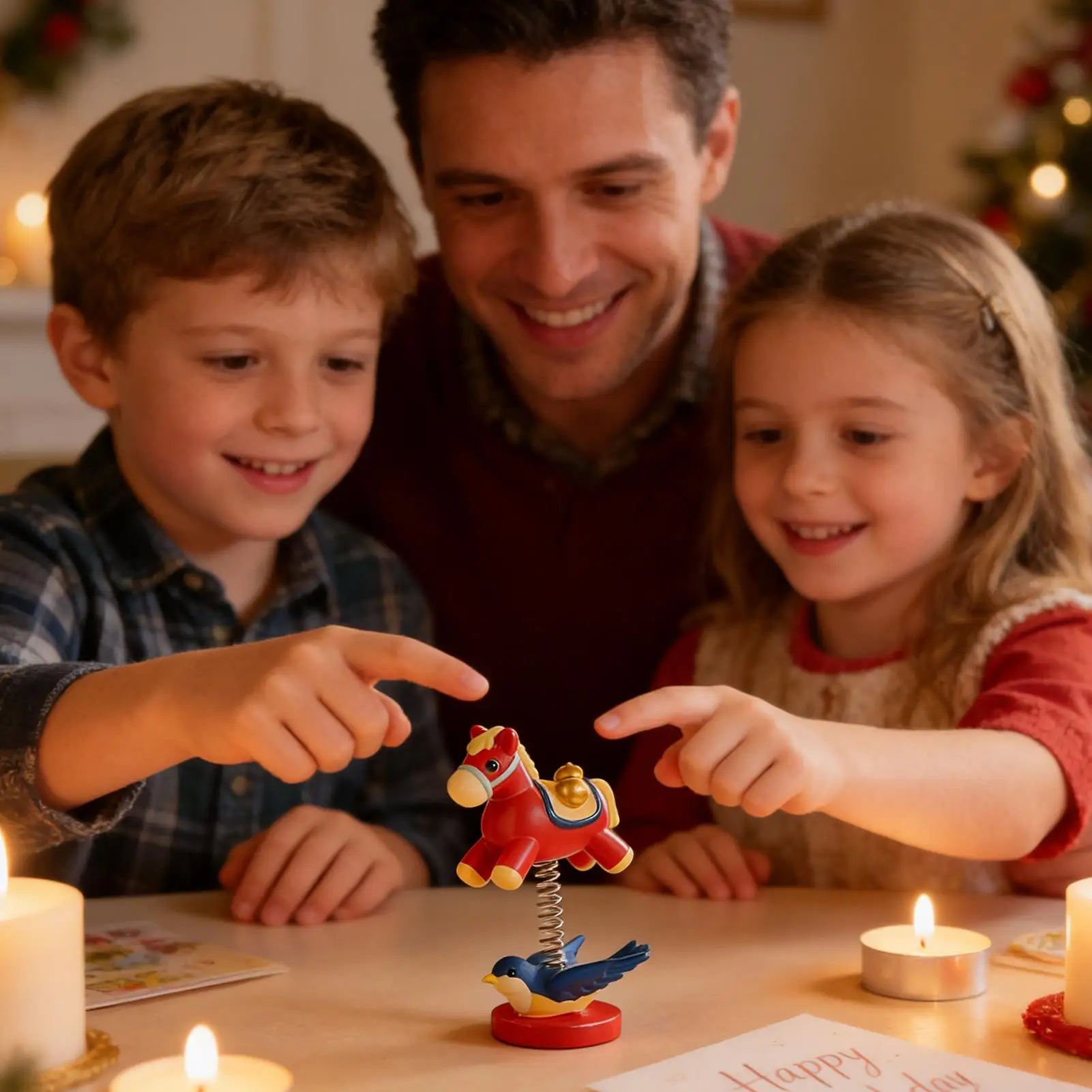 

Rocking Horse Classic Desktop Statue Rocking Horse Ornaments For Friends Students Adults Men Women Home Indoor Office Study Desk