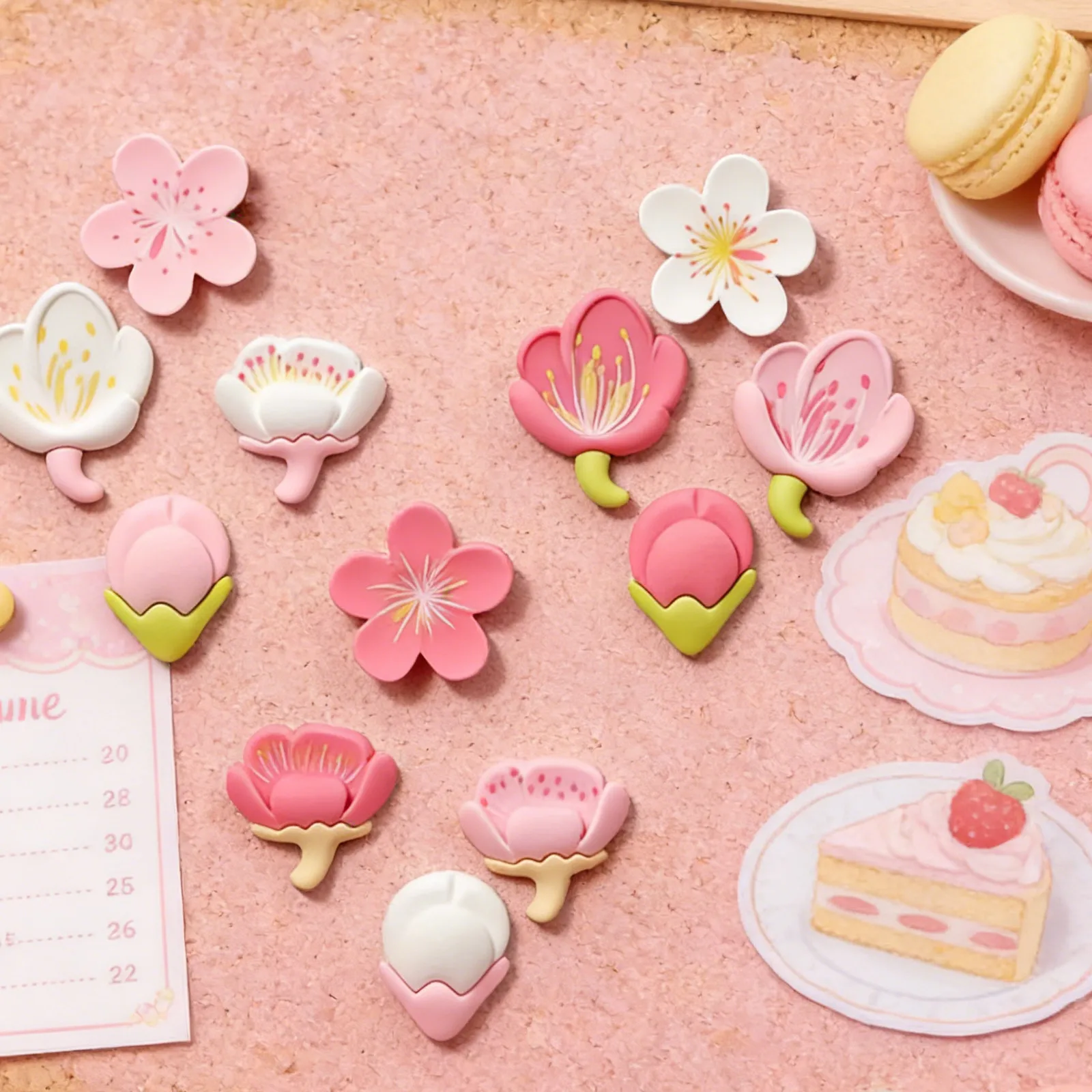 24 Buah Paku Kecil Dekoratif B - Bulletin Board Cork ulasan dan harga