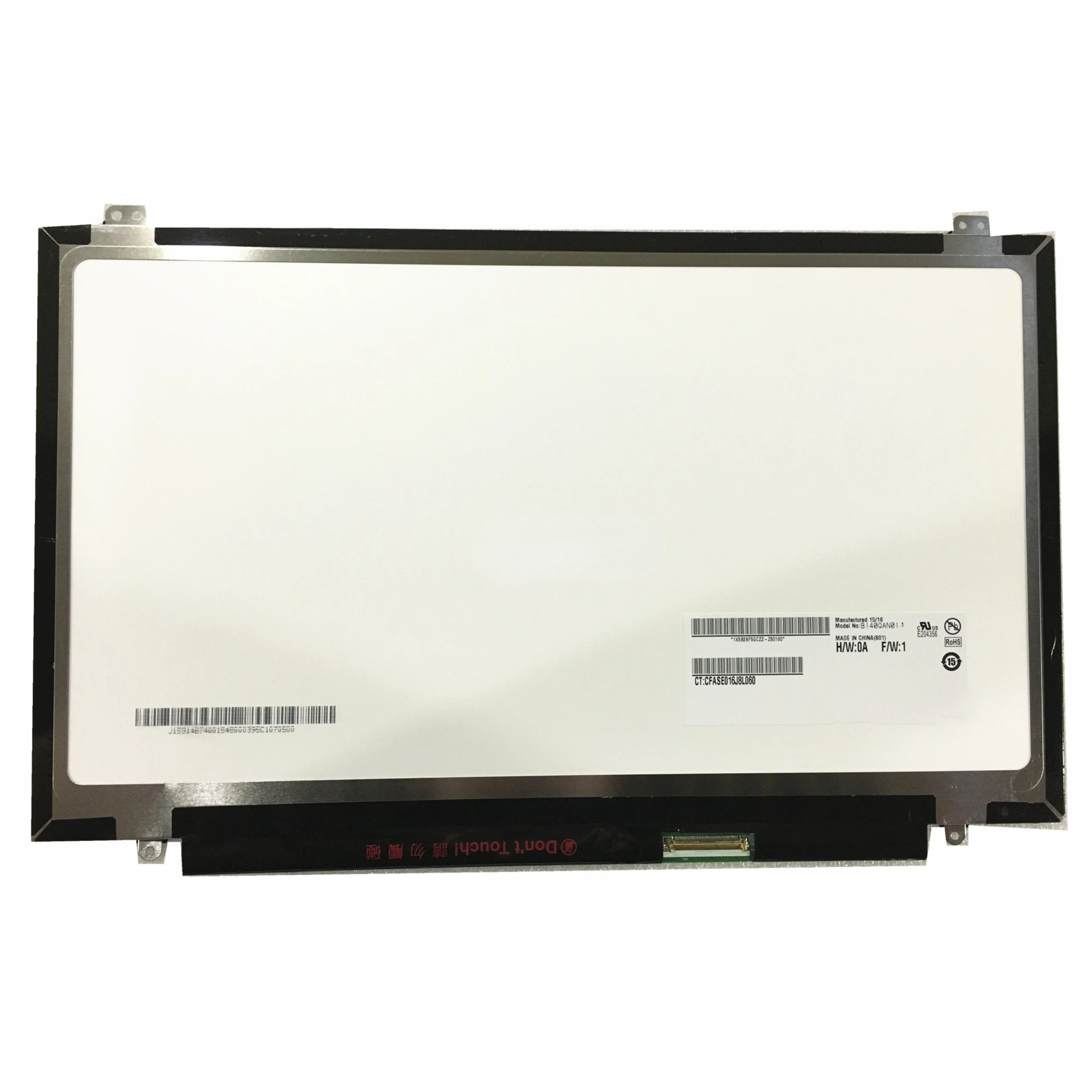 

B140QAN01.1 LP140QH1-SPD3 14.0'' QHD EDP 40PINS 2560*1440 Laptop LCD Screen Display Panel