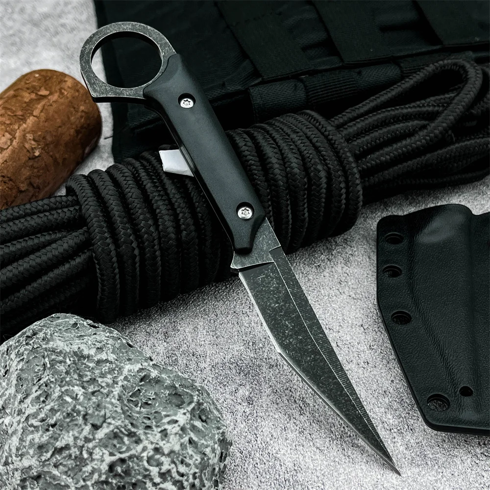 

Открытый EDC тактический нож с фиксированным лезвием 5Cr13Mov лезвие ABS ручка охотничьи ножи для выживания для пеших прогулок инструменты для кемпинга