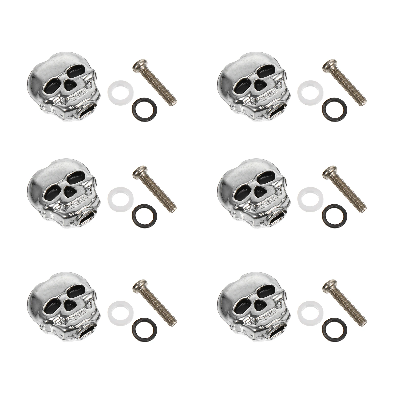 

6 Pcs Electric Guitar Buttons Tuning Pegs Compact Keys Accessories Sturdy Acoustic Plastic Machine Heads Durable for