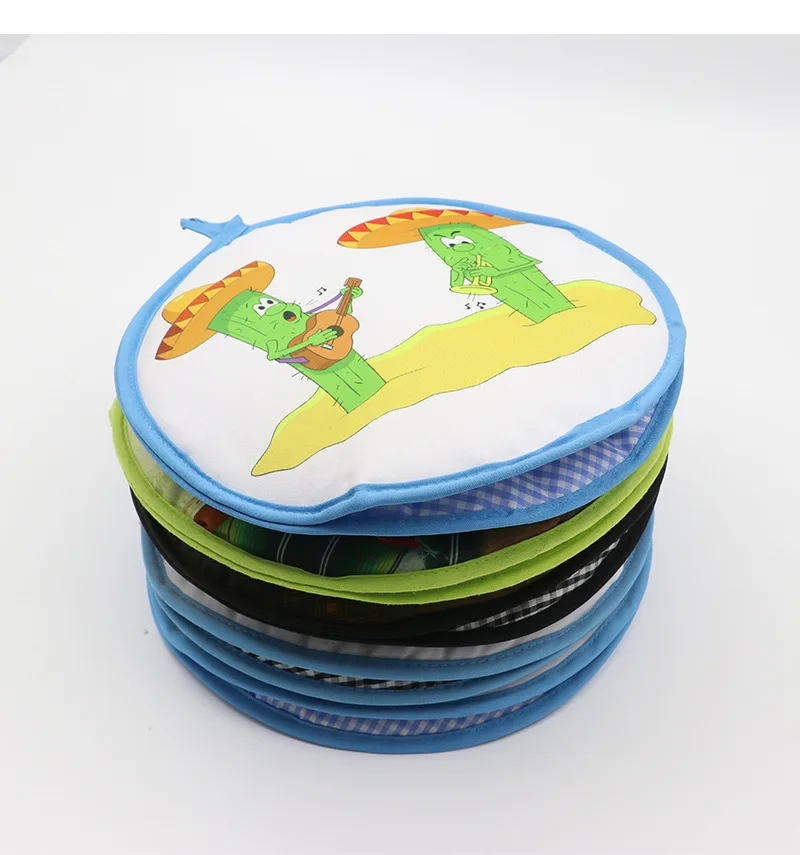 100% Cotton Food Insulation Bag Tortilla Pancake Microwave Bag Pizza Insulation Cover Storage Bag Potato Cake Insulation Bag