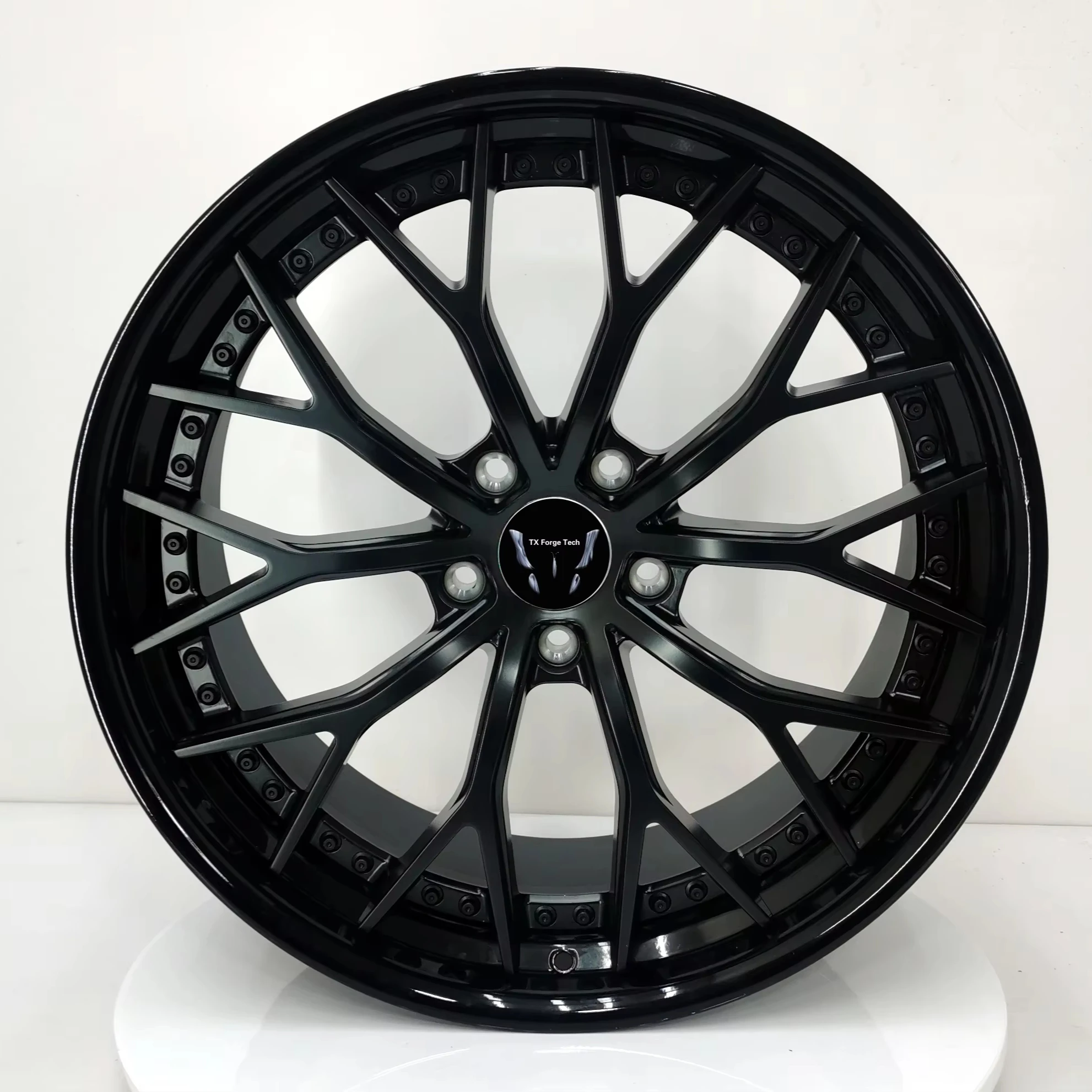 

Customized D2765 Aluminum Alloy Forged Wheels New Off-Road Car Rims for Tesla Model Y Bronze 30mm 35mm 40mm 100mm 25mm 20mm