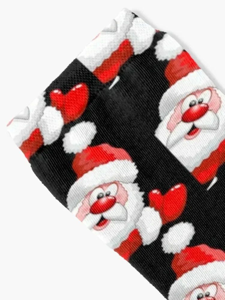 Happy santa Socks ของขวัญถุงเท้าฮิปฮอปสําหรับเด็กผู้หญิงผู้ชาย