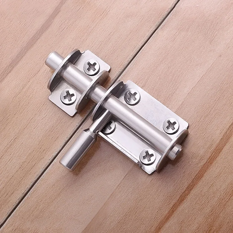 1-5PCS Stainless Steel Door Latch Solid Sliding Bolts Latch Hasp Home Hardware Gate Safety Toilet Door Lock