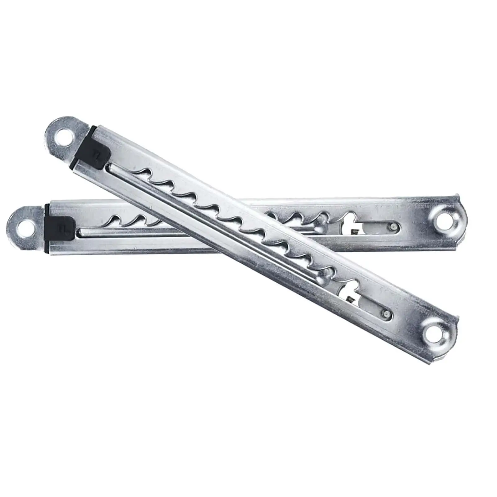 2Pcs Lifting Rod Hinge Hardware Handy Installation Lift Support Mechanism Hinge for Bed Wardrobe Drawing Boards Desk Lids Couch