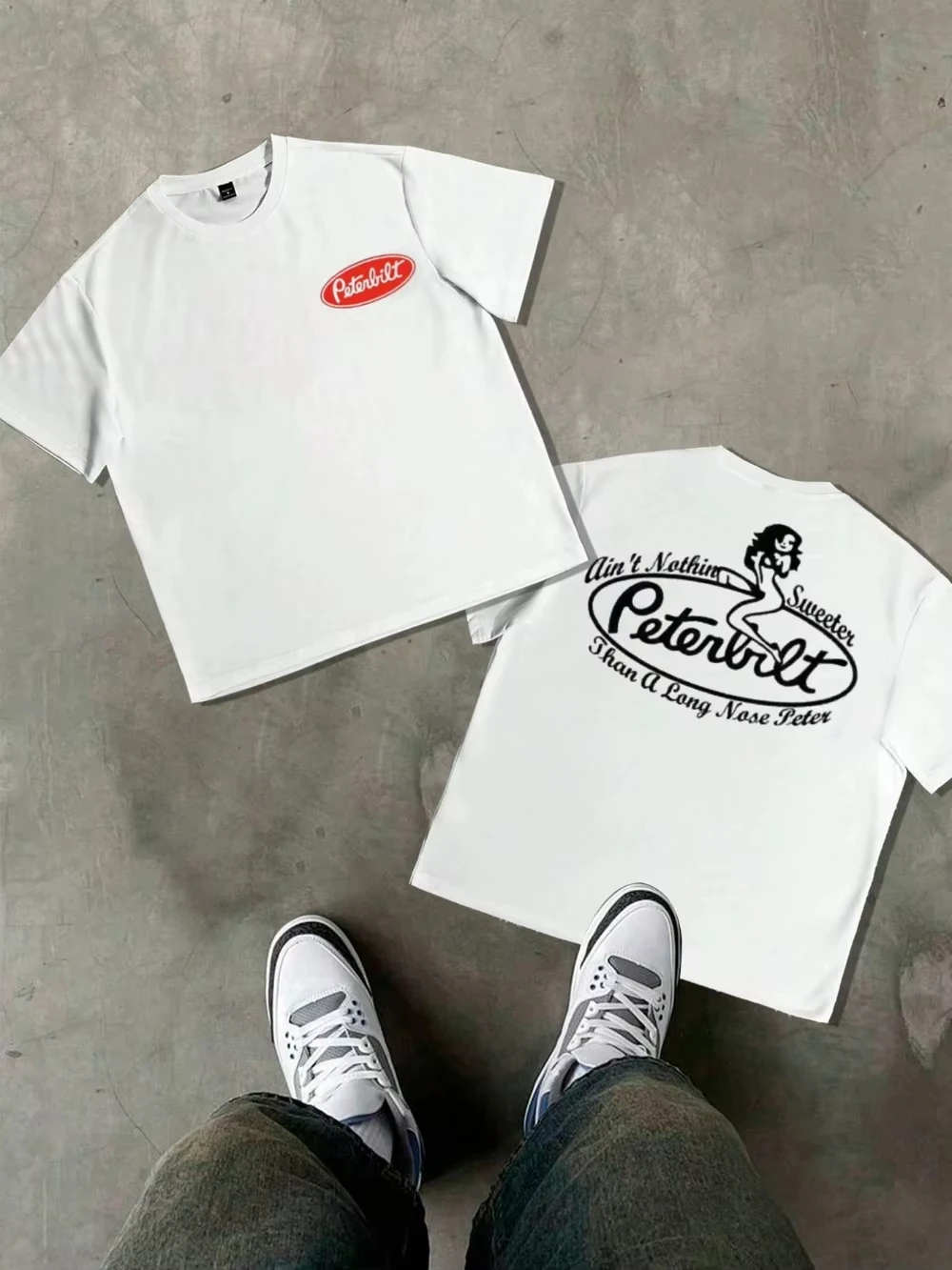 2026 Trendy T-shirts, Exclusive for Peterbilt Truck Enthusiasts: Retro Double-sided Print T-shirts, American Truck Retro Style