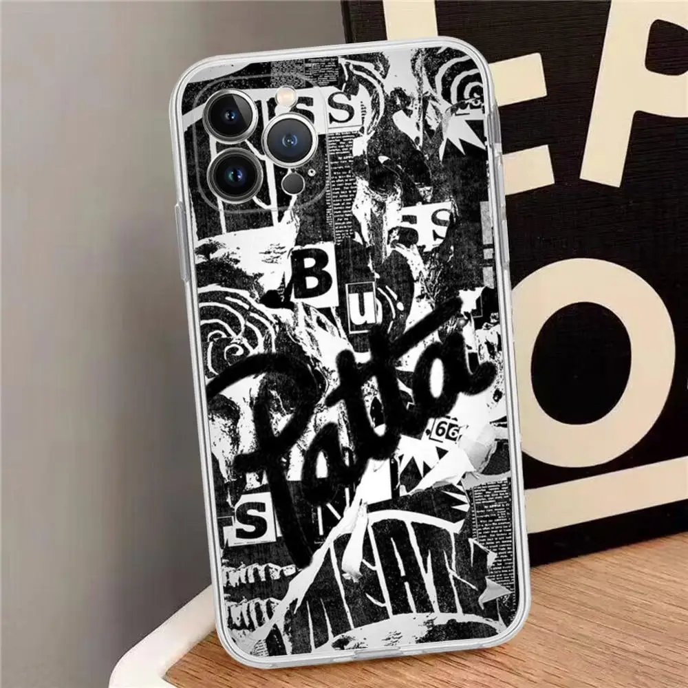 Fashion P-patta.png Phone Case For iPhone 15 14 13 12 Mini 11 Pro XS Max X XR SE 6 7 8 Plus Soft Silicone Cover