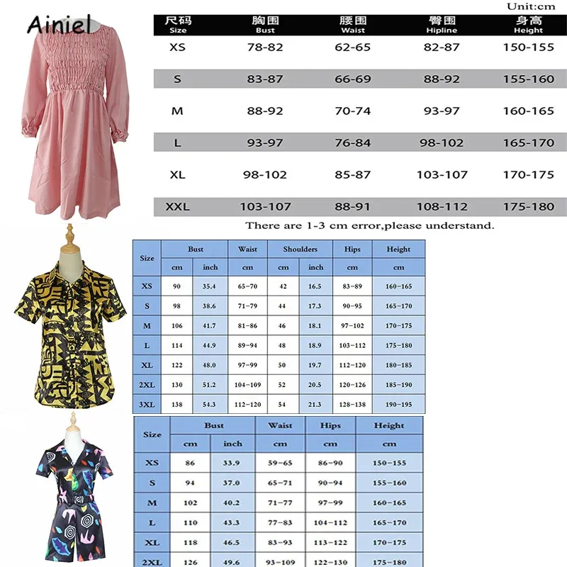 New ❤2025 Stranger Season Eleven Cosplay Costume Dress Short Sleeve Shirt Jumpsuits Yellow Blindfold Suspender Halloween ☆ ☆ ☆