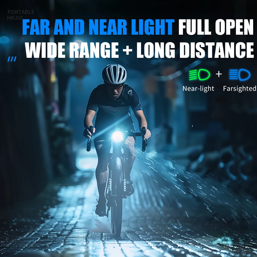 TrustFire DH6-A Led Bicycle Light Aluminum Front Lamp Type-C Rechargeable MTB Road Cycling Flashlight Bike Accessories 1300LM