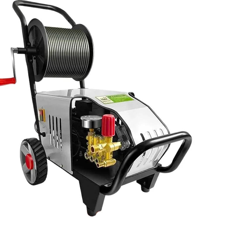 

220V high pressure and high power commercial cleaning machine automatic car wash water gun household car wash shop water pump