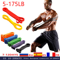 Resistance Band 208cm Long Exercise Bands for Sports Pull Up Yoga Stretch Expander Loop Fitness Tape Training Elastic Rubber Gum