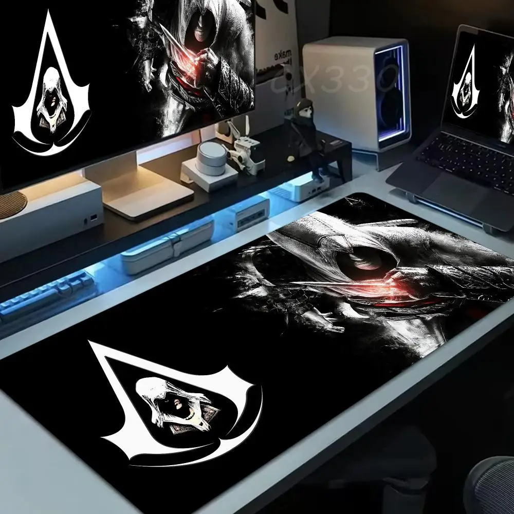 A-Assassin S -Creed silicone gel Mouse Pads Large Computer Mousepad Office 1000x500mm Pc Gamer Non-slip Rubber Keyboard Deskmat