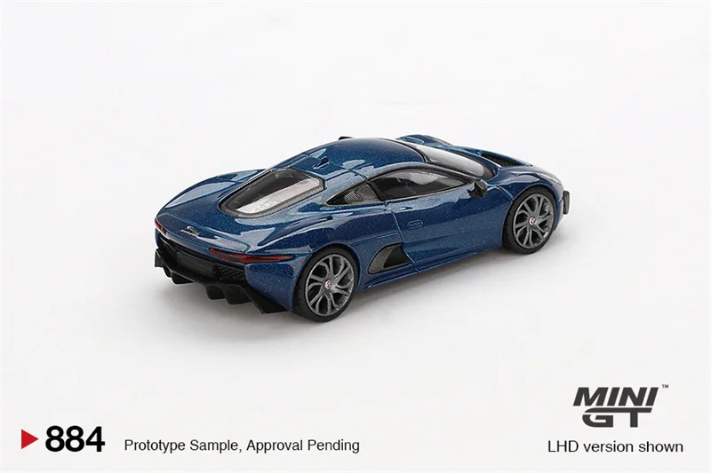 **Pre-Order** MINI GT 1:64 Jaguar C-X75 Blue Diecast Model Car