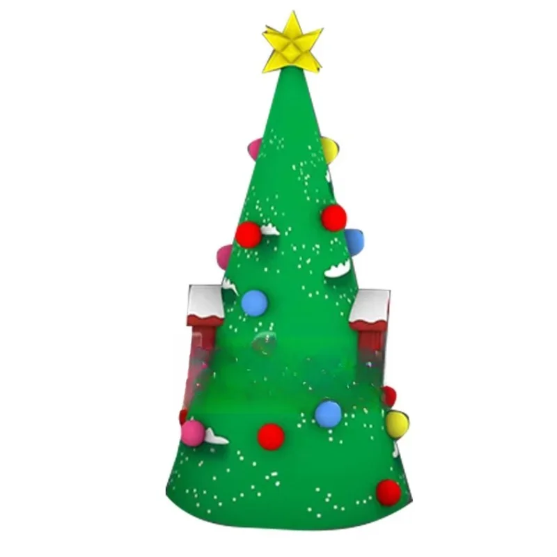 Custom Backyard Garden Christmas Decor Outdoor Inflatable Christmas Tree Party House