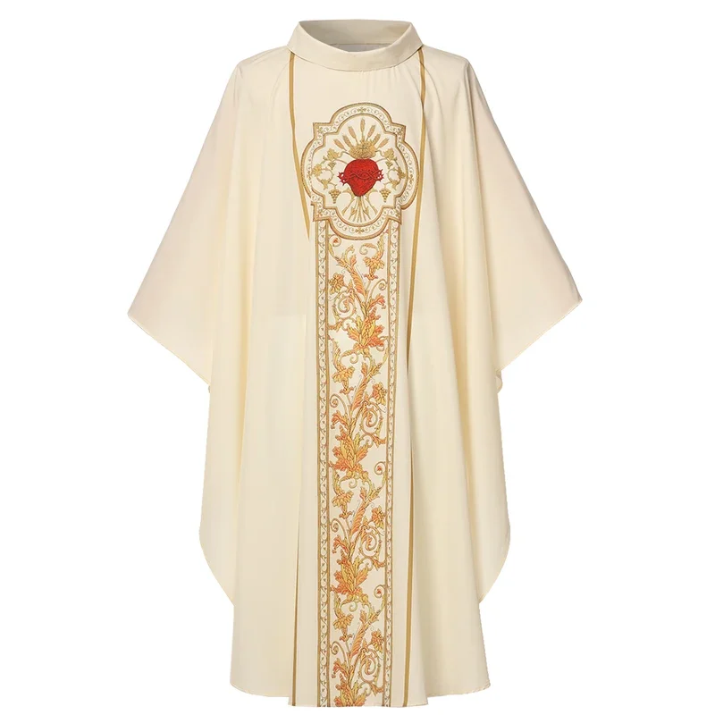 Celebrants Chasuble Mass Vestments Robe Priest Cosplay Costume