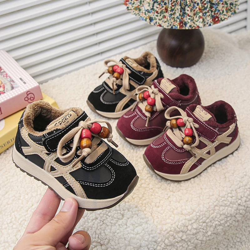 

2025 Children's Training Shoes Winter New Style Girls' Comfortable Sports Shoes Boys' Versatile Fashion Running Cloth Shoes