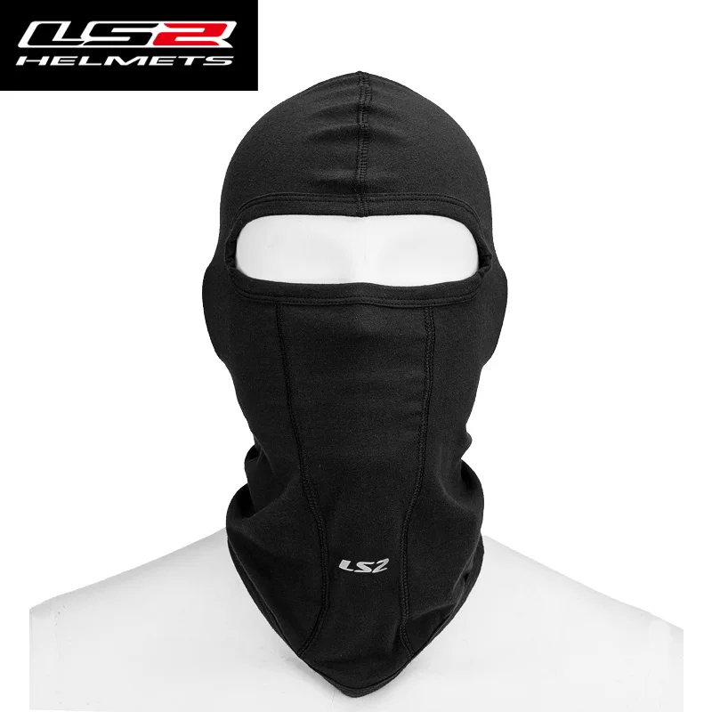 LS2 Motorcycle Balaclava Mask Summer Sun UV Protection Cycling Face Mask Full Face Cover Men Helmet Hood Motorcycle Accessories