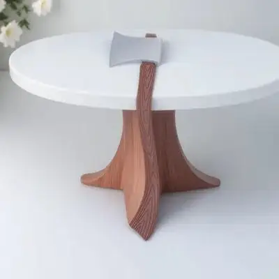 Plastikowa długa siekiera rekwizyt 59cm trwała realistyczna dekoracja na Halloween akcesorium do kostiumu dla dzieci do ćwiczeń kolekcjonerska plastikowa