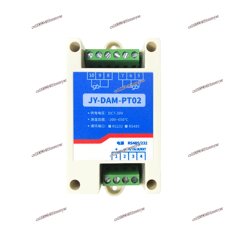 

Thermistor Temperature Acquisition Module Transmitter 232/485Modbus DAMPT02