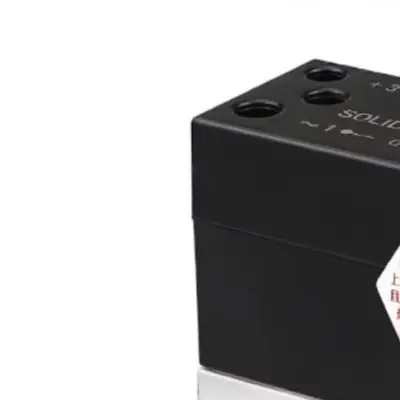 Industrial Grade 40A Solid State Relay with Integrated Aluminum Heat Sink for DC Control AC Circuits for din Rail Mount
