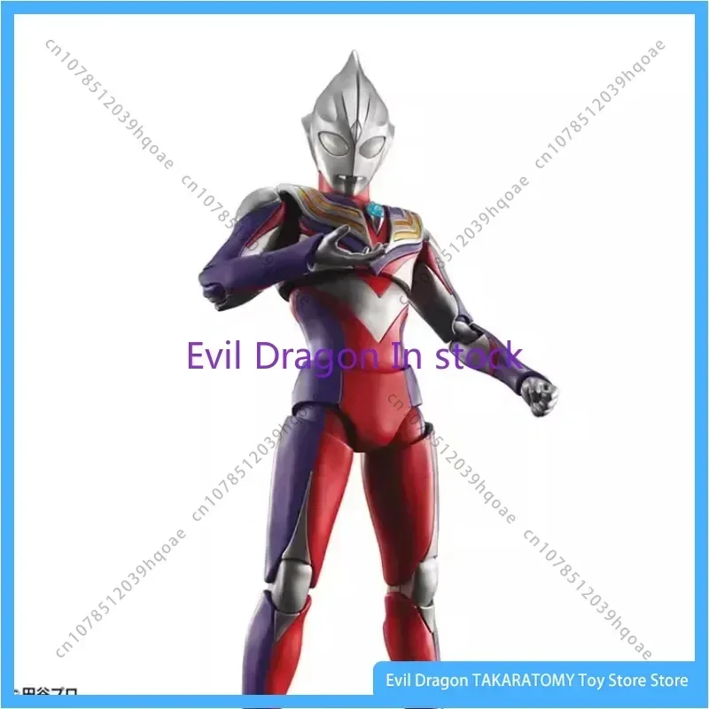 

Bandai Original Anime Figure-rise Standard ULTRAMAN TIGA MULTI TYPE Action Figure Toys Collectible Model Gifts for Children