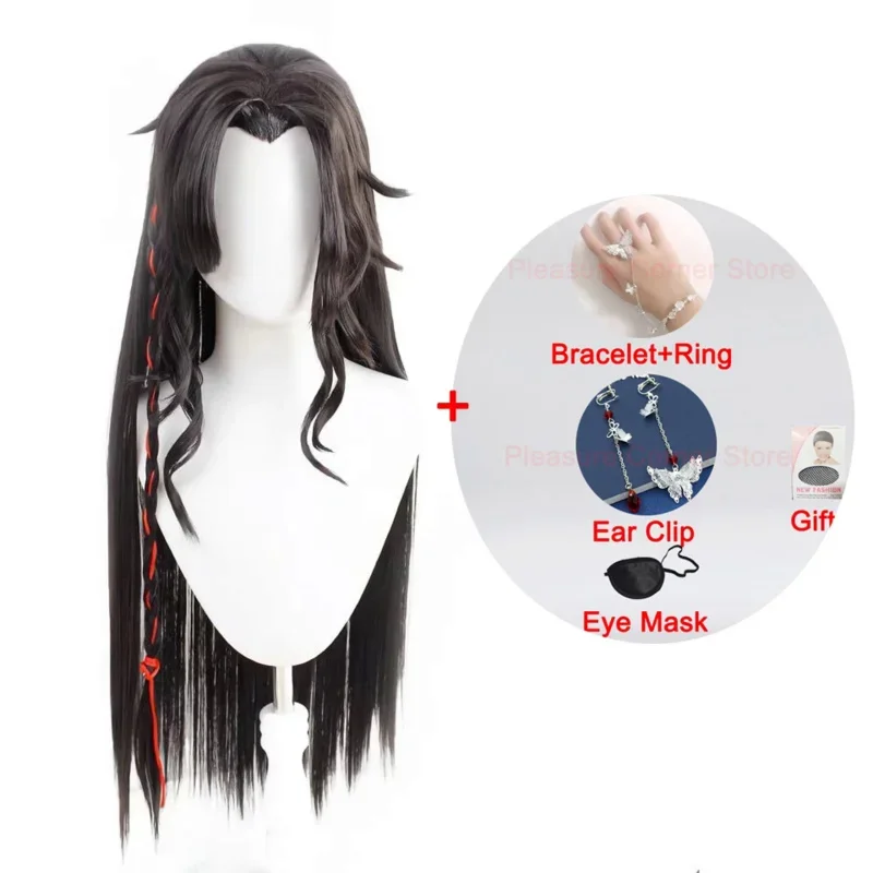 2023 pre styled Hua Cheng San Lang cosplay wig Tian Guan Fu heaven OFFICIAL'S blessing Hucheng cosplay wig Frankie Lian cospl