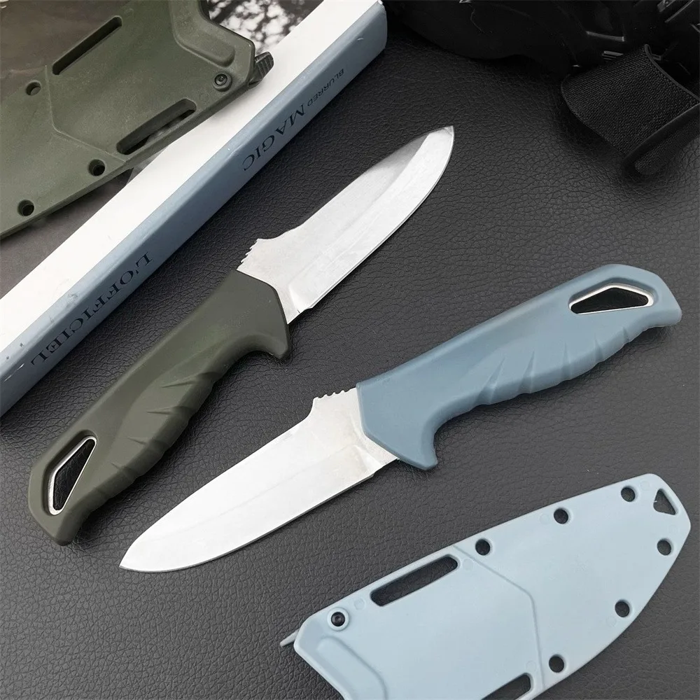 

BM 18040, охотничье фиксированное лезвие D2, стальное лезвие, нейлоновая ручка из волокна, режущий инструмент для исследования джунглей, инструмент для кемпинга на открытом воздухе с ножнами