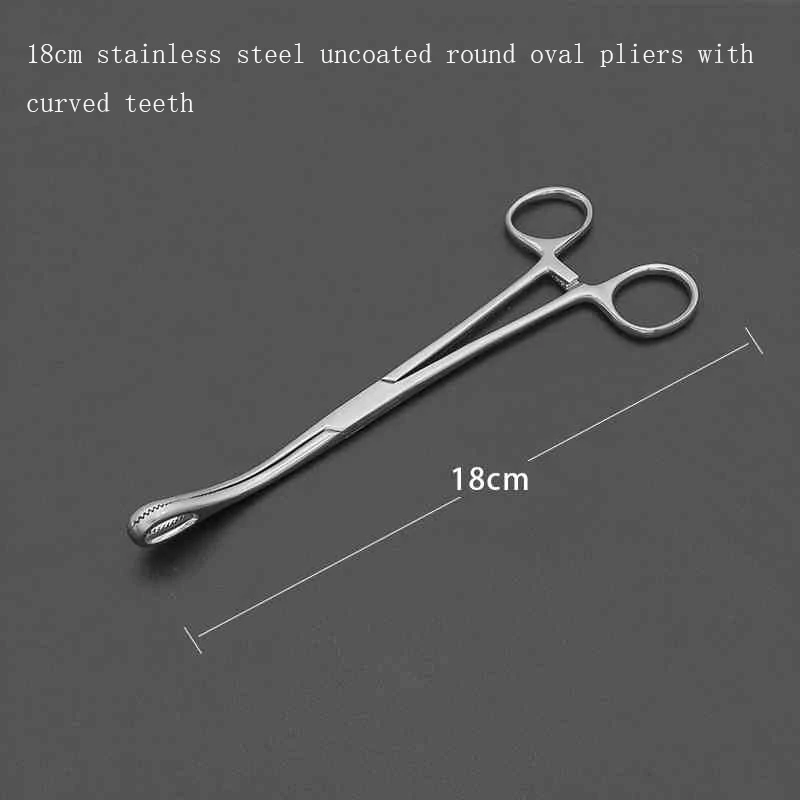 Stainless steel sponge forceps round ovoid  tissue surgical sponge ball cervical forceps