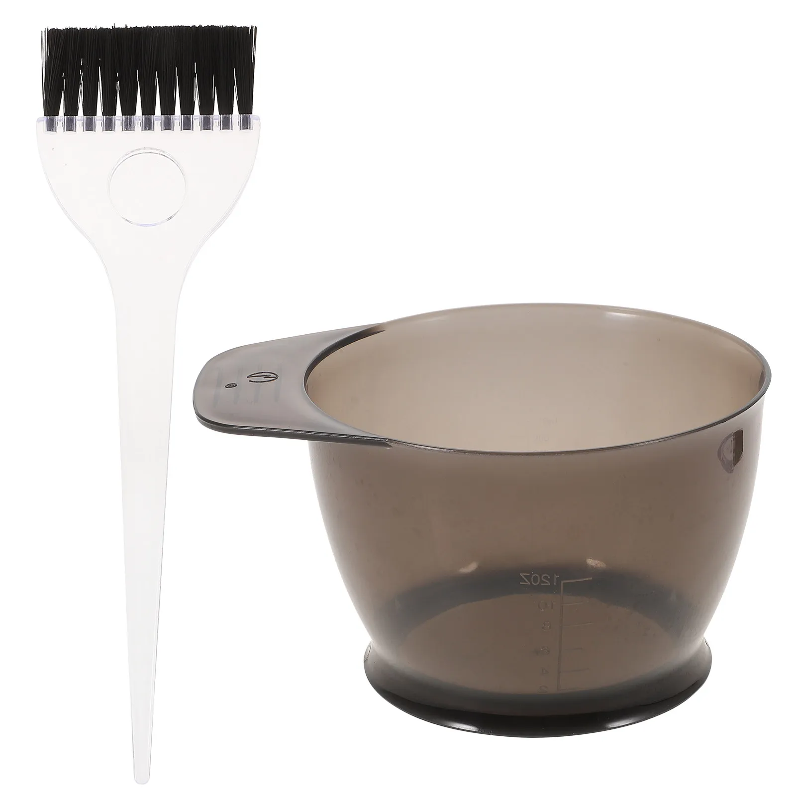 2Pcs Hair Dye Set Professional Salon Coloring Kit Hard Plastic Tinting Bowl Dyeing Brush DIY Hair Coloring Accessories No Mess
