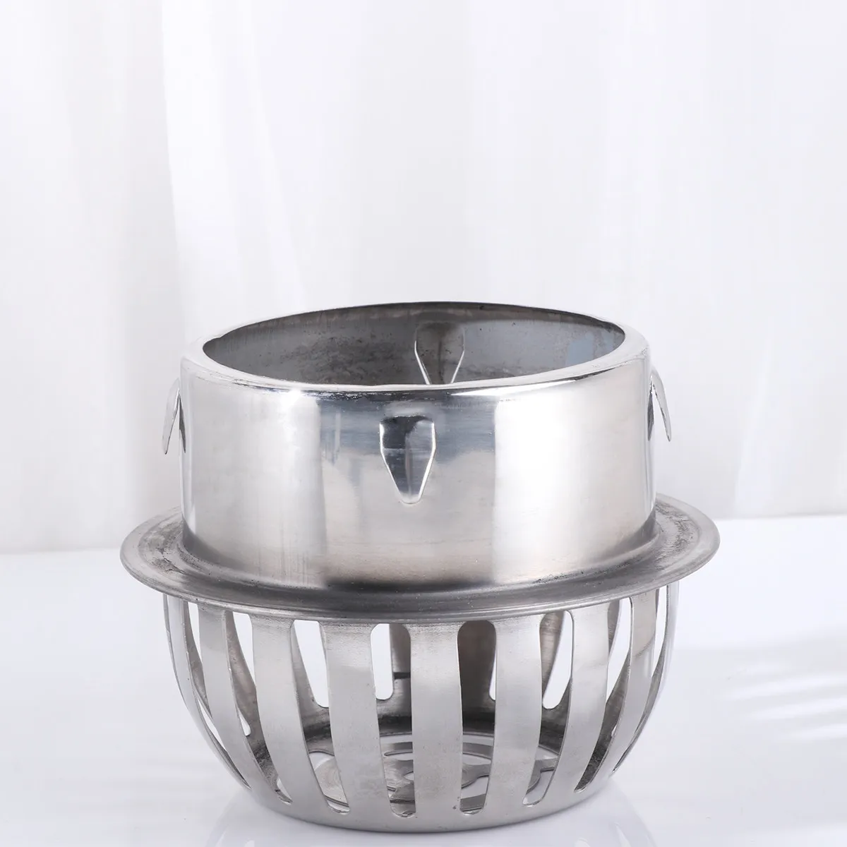 Stainless Steel Round Floor Drain for Balcony Heavy Duty Anti Blockage Rapid Water Flow Ground Leakage Drain Fixture 110Mm