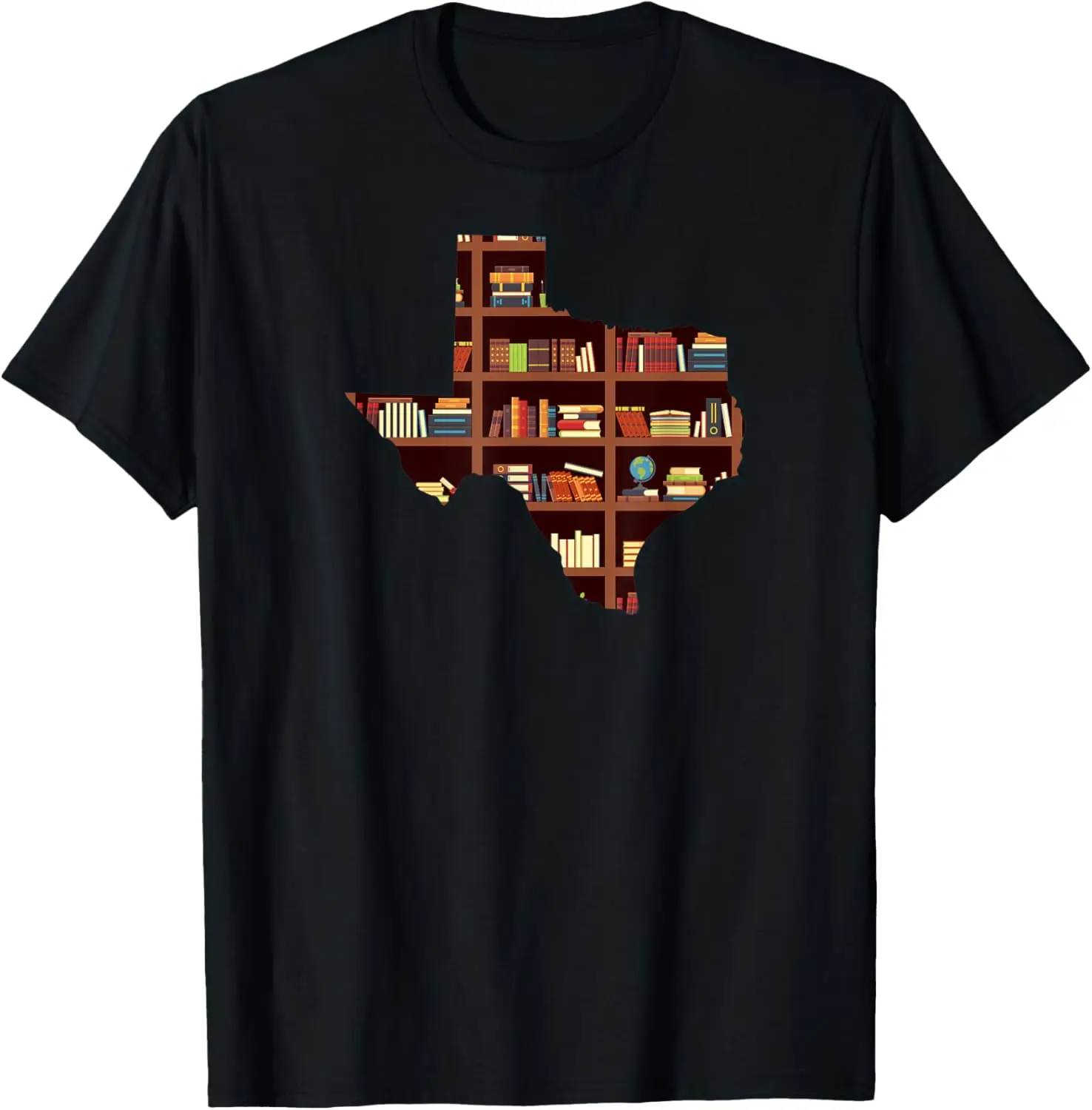 Texas State Funny Teacher, Book Lovers Christmas Gifts T-Shirt