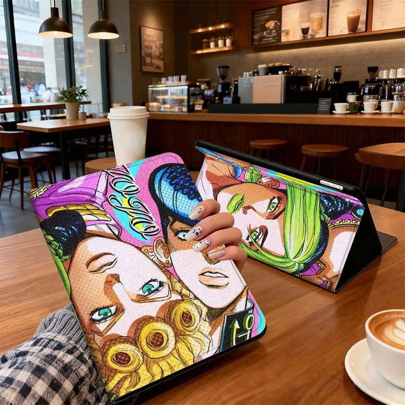 

JoJo Bizarre Adventure Color For Xiaoxin Lenovo Pad Tab K10 K11 M10 P12 P11 Pro GT Gen2 Plus Legion Y700 Y900 12.1 Tablet Case