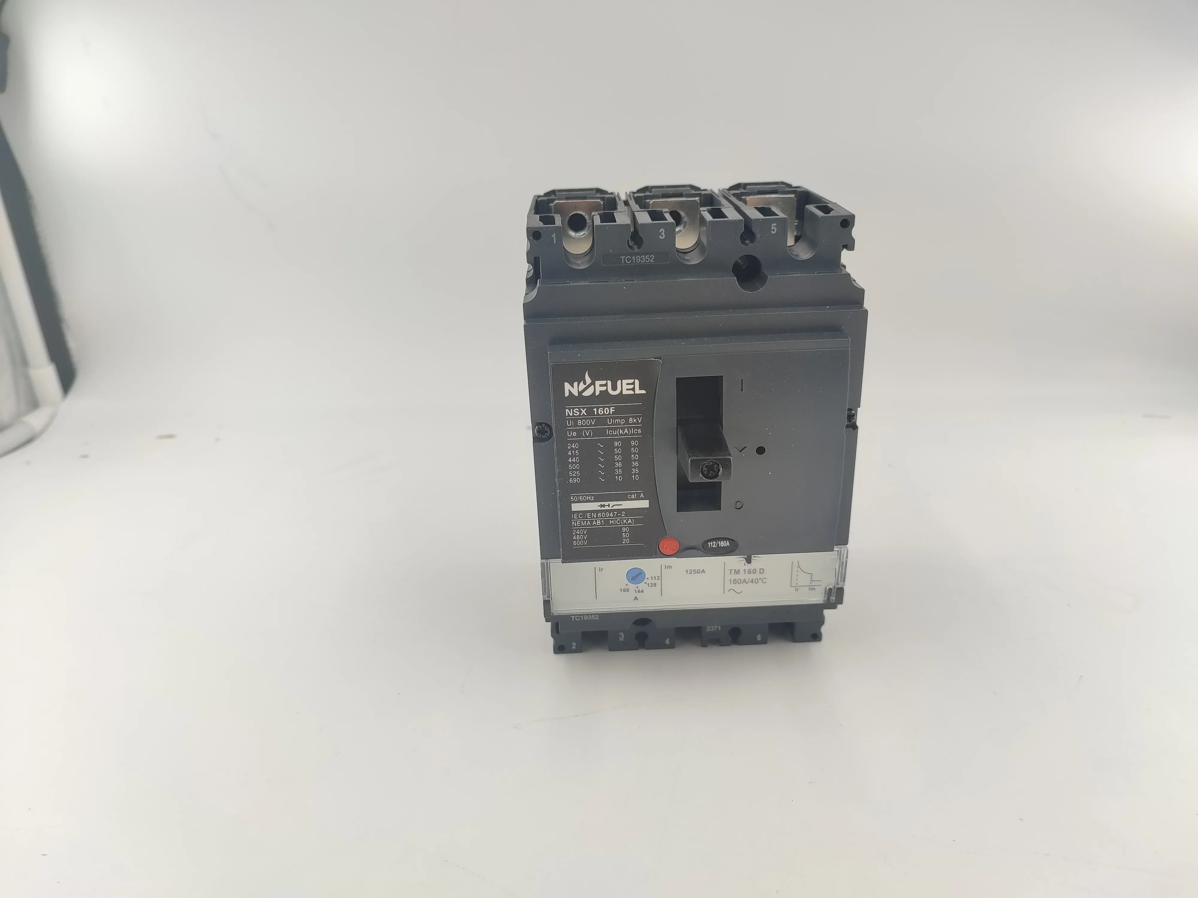202533478 قاطع دائرة مصبوب من NOFUEL 1250A 50KA 3P MCCB NS1250N 3P Mic2.0 1250A NS33478 #4