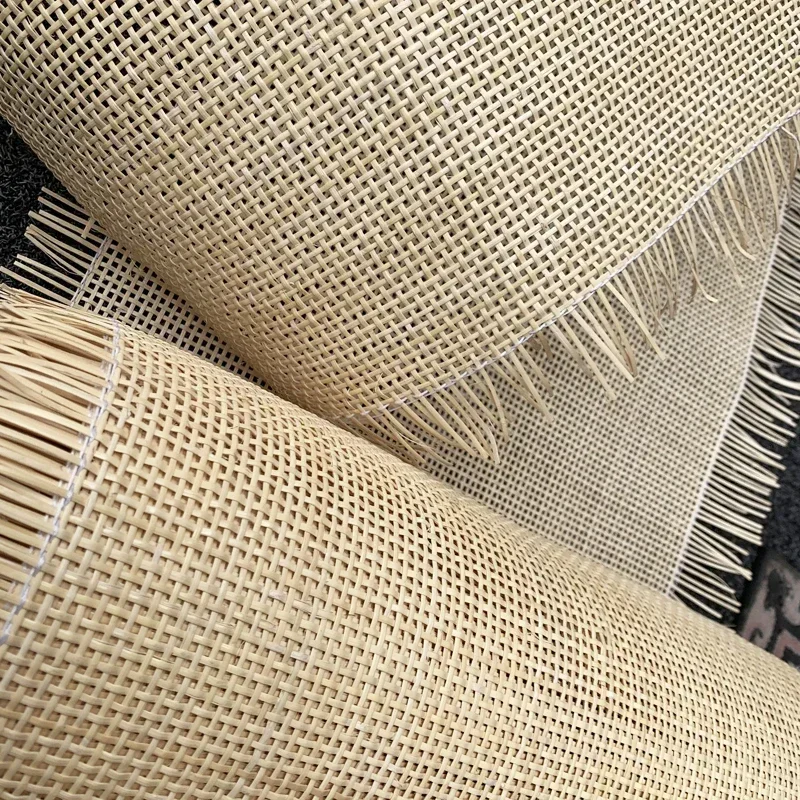 Materiale in rotolo di tessitura di canna indonesiana in rattan naturale per la decorazione di mobili Riparazione di armadietti per sedie con