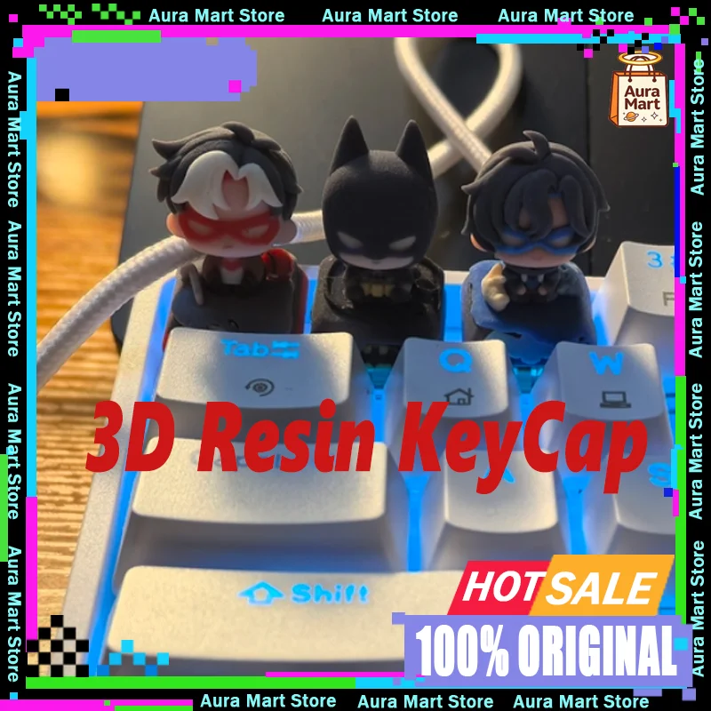 

CSK Point Custom Keycap Cute Anime 3D Resin Artisan Key Cap Original Handmade 1 Pc Mechanical Keyboard KeyCap Gamer Accessories