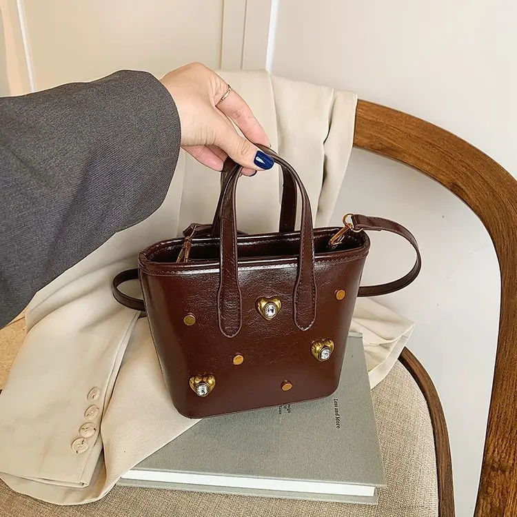 

Новинка осени и зимы 2025 года, женская сумка-ведро на молнии, сумка через плечо, роскошный дизайн, женская сумка