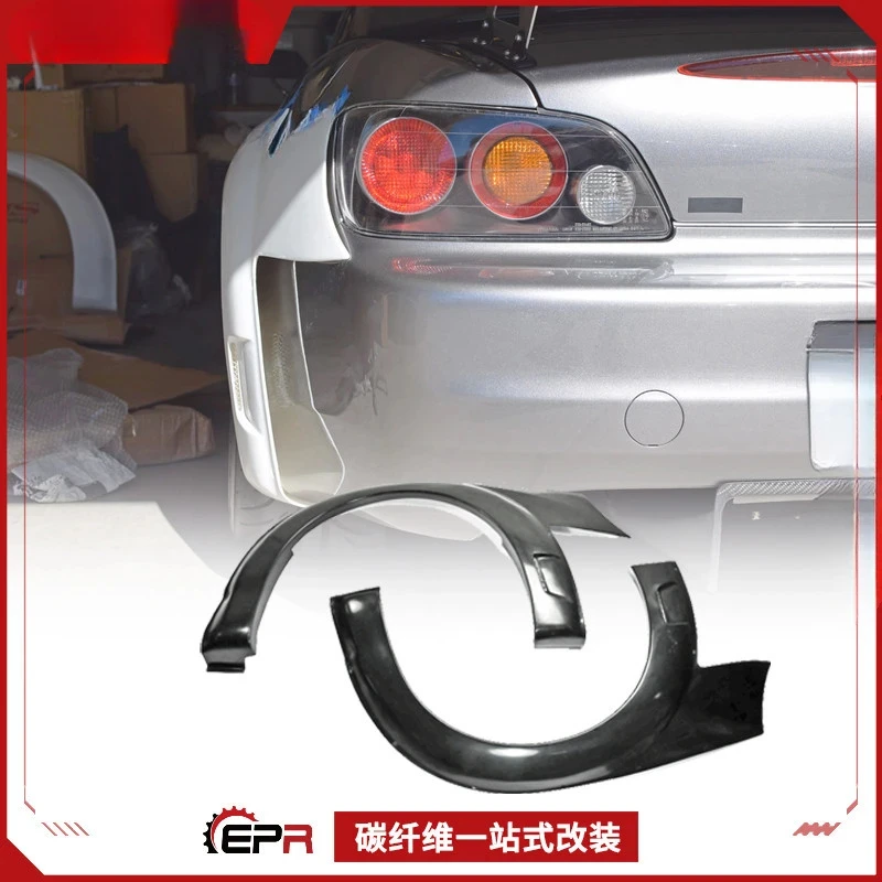 

Для Honda S2000 AP1/AP2 (2000-2009) SPOON стиль полимерное волокно 30 мм задний бампер и колесная арка широкий комплект кузова