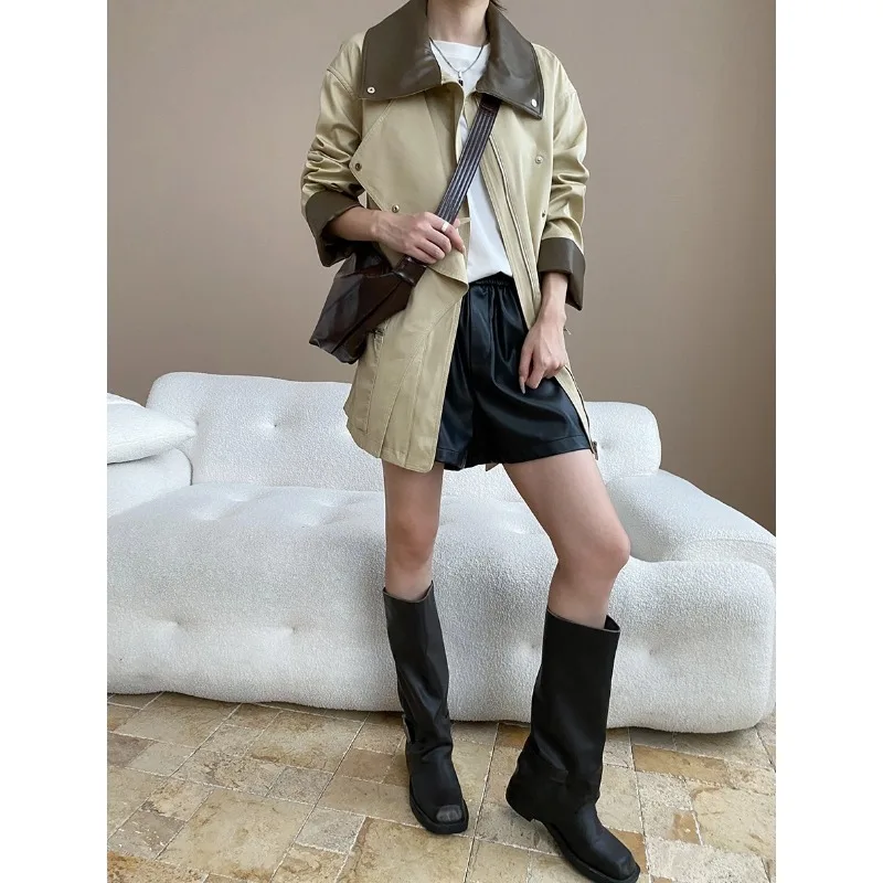 2026 New Spring Women's Short Classic Double-Breasted Trench Coat, Timeless Premium Jacket for Women
