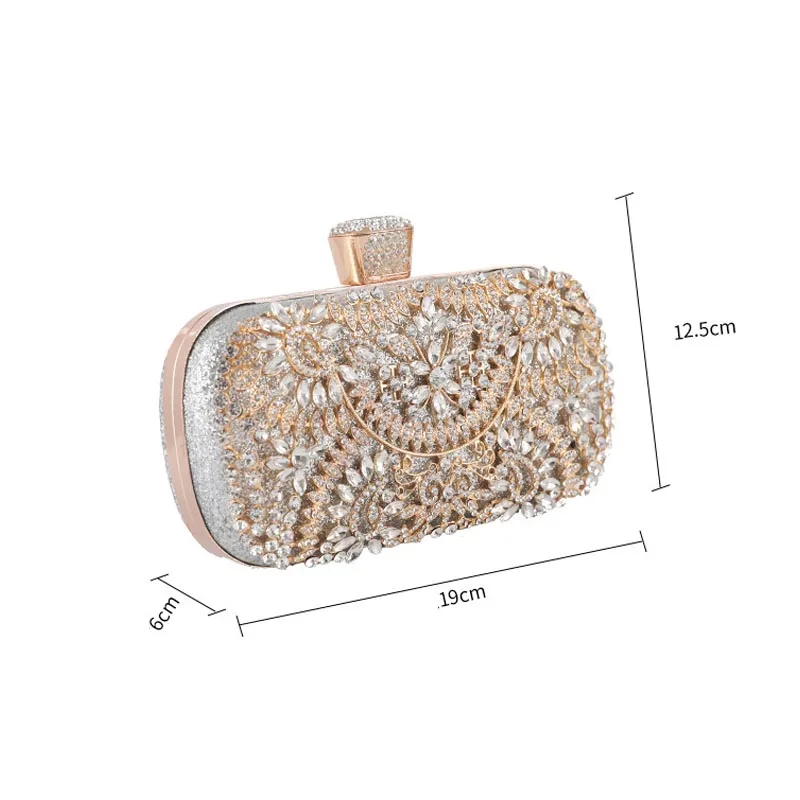 Higfocale nuove borse da sera borse da donna pochette da festa con diamanti borsa da donna borse cilindriche per cellulare di Design di marca di lusso