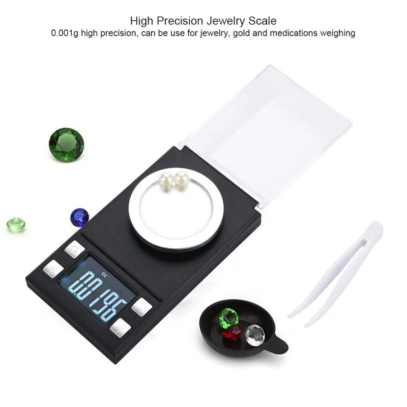 Mini Jewelry 0.001g Pocket Electronic Weighing Scale Electronic Balance Scale Palm Scale Small and High Precision