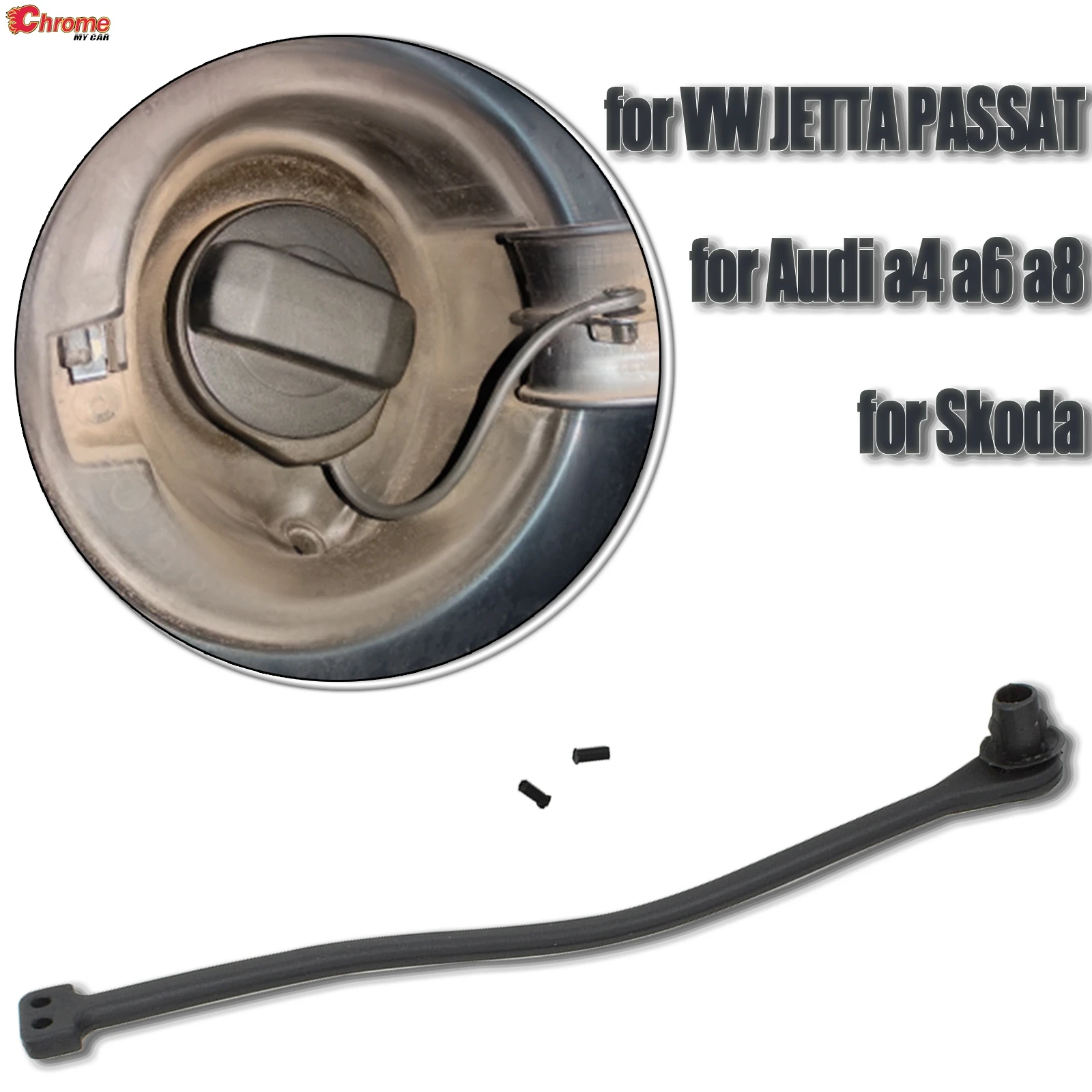 

For VW Golf Bora Passat TOUAREG For Audi A1 A2 A3 A4 For Skoda Octavia Leon Inner Car Oil Fuel Cap Tank Cover Line Petrol Diesel