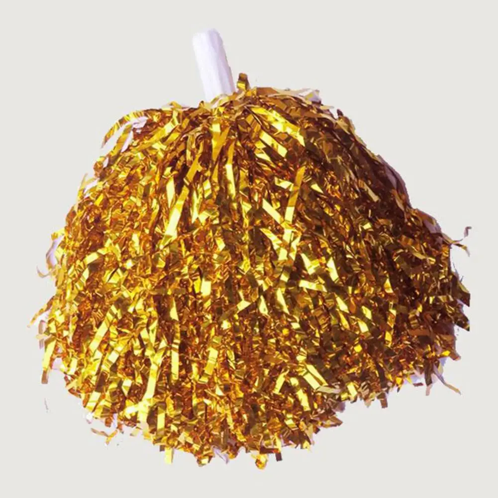 Cheerleading Pom Poms Durable Pe Material Pom Poms Cheerleader Pompoms Set for Sports Events Dancing Atmosphere Props 2pcs